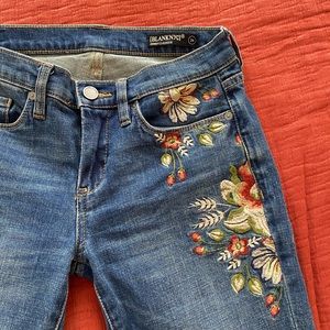 Blank NYC embroidered jeans